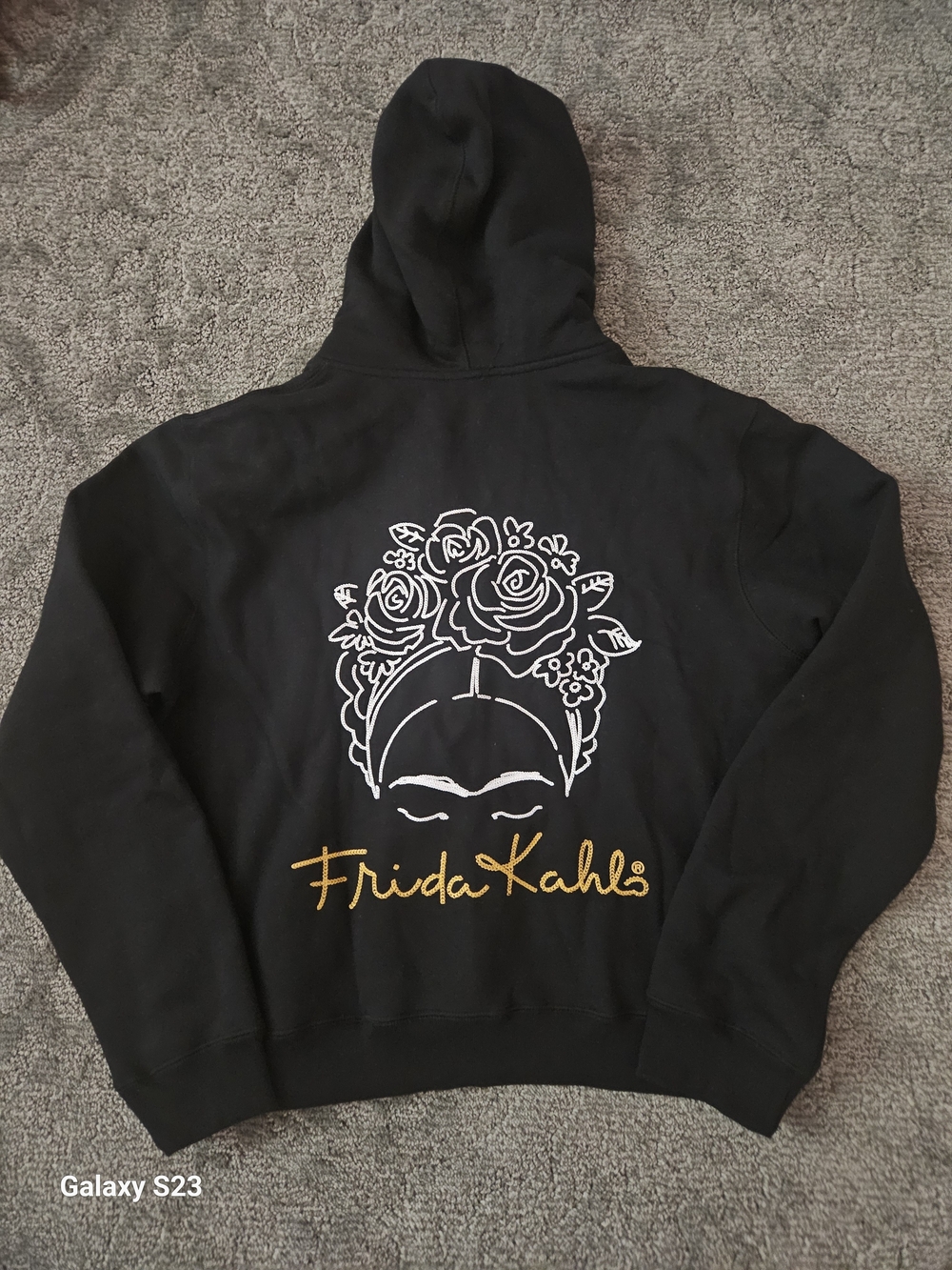 Shoe Palace x Frida Kah Zip Hoodie Black Sz Med